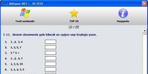 Abbasov.NET IQ Test indir