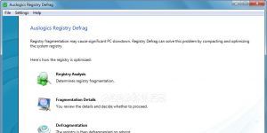 Auslogics Registry Defrag indir