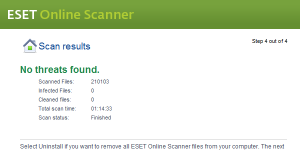 ESET Online Scanner indir