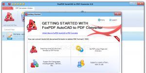 FoxPDF AutoCAD to PDF Converter indir