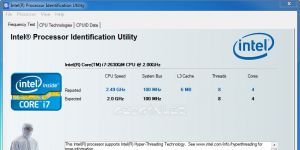 Intel Processor Identification Utility indir