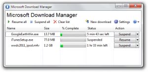 Microsoft Download Manager indir