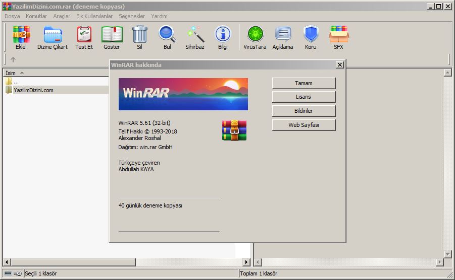 WinRAR indir