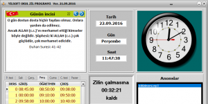 Ylsoft Okul Zil Program indir
